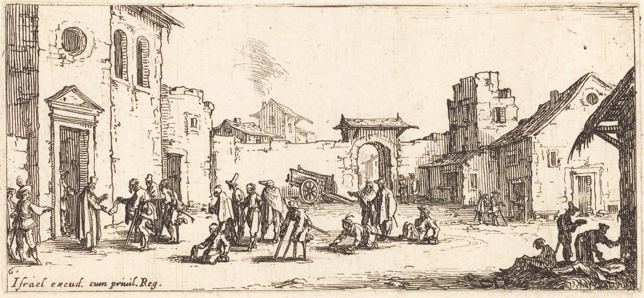Nemocnice od Jacques Callot