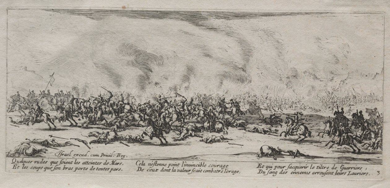 The Large Miseries of War: The Battle, 1633. od Jacques Callot