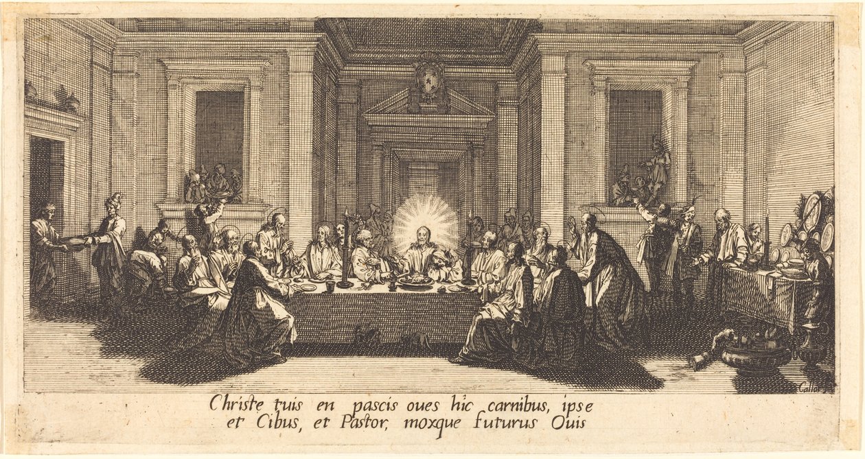 Poslední večeře od Jacques Callot