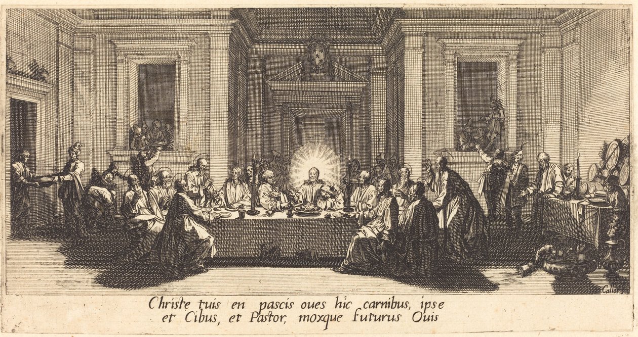 Poslední večeře od Jacques Callot