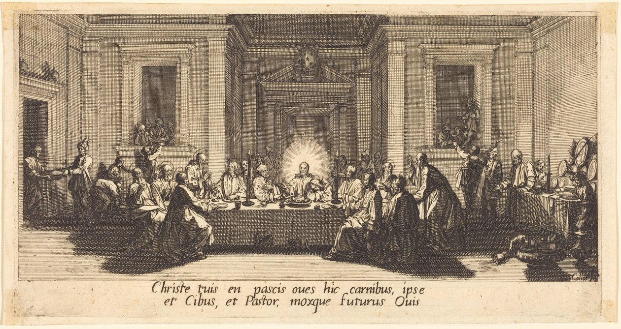 Poslední večeře od Jacques Callot
