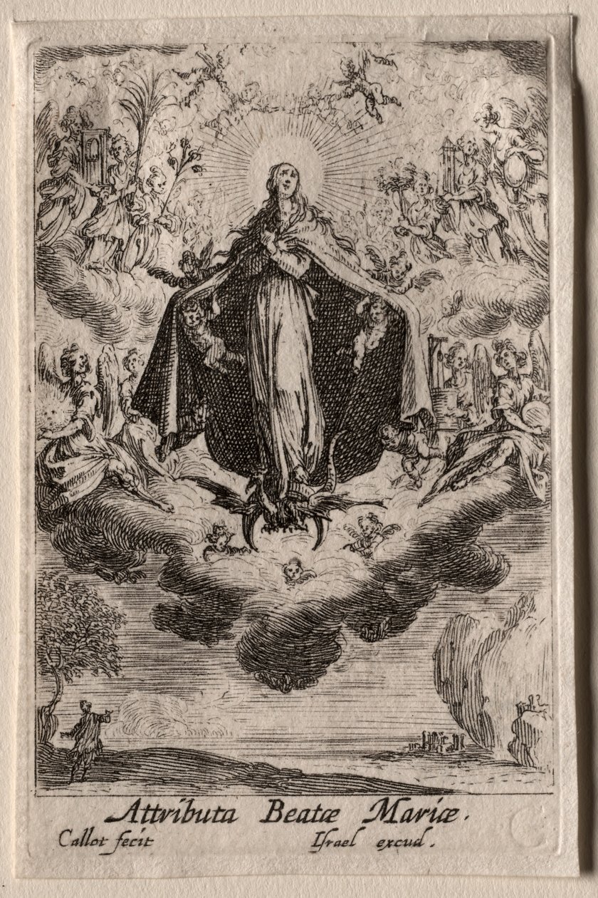 Život Panny Marie: Vlastnosti Panny od Jacques Callot