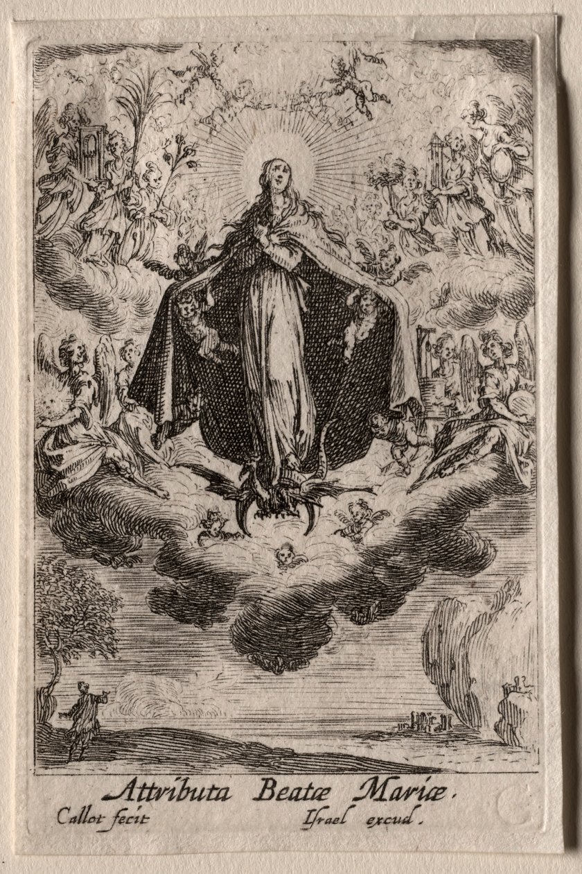 Život Panny Marie: Vlastnosti Panny. od Jacques Callot