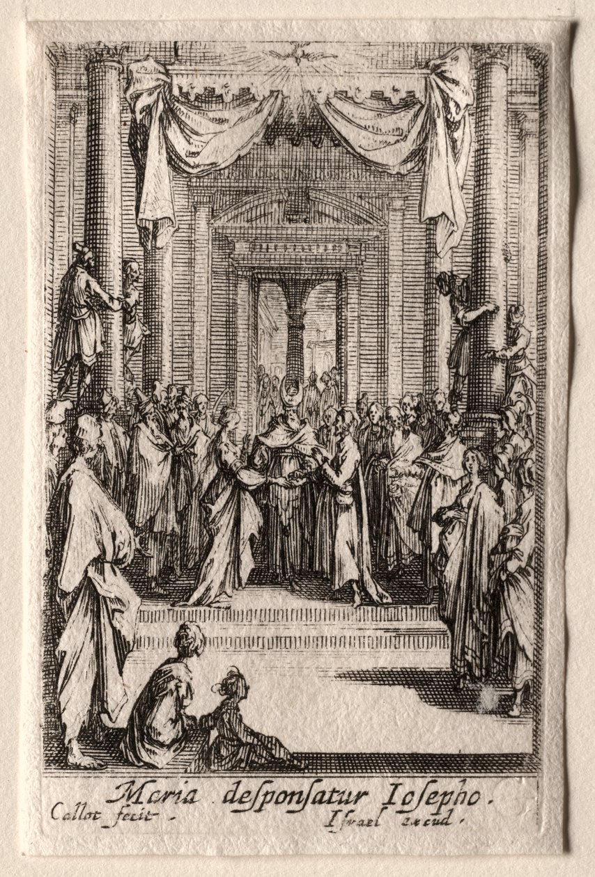 Život Panny Marie: Svatba Panny od Jacques Callot