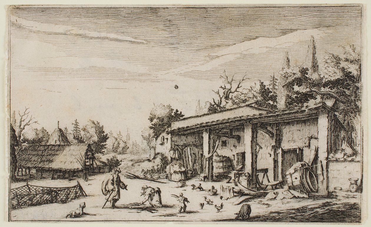 Malý statek od Jacques Callot