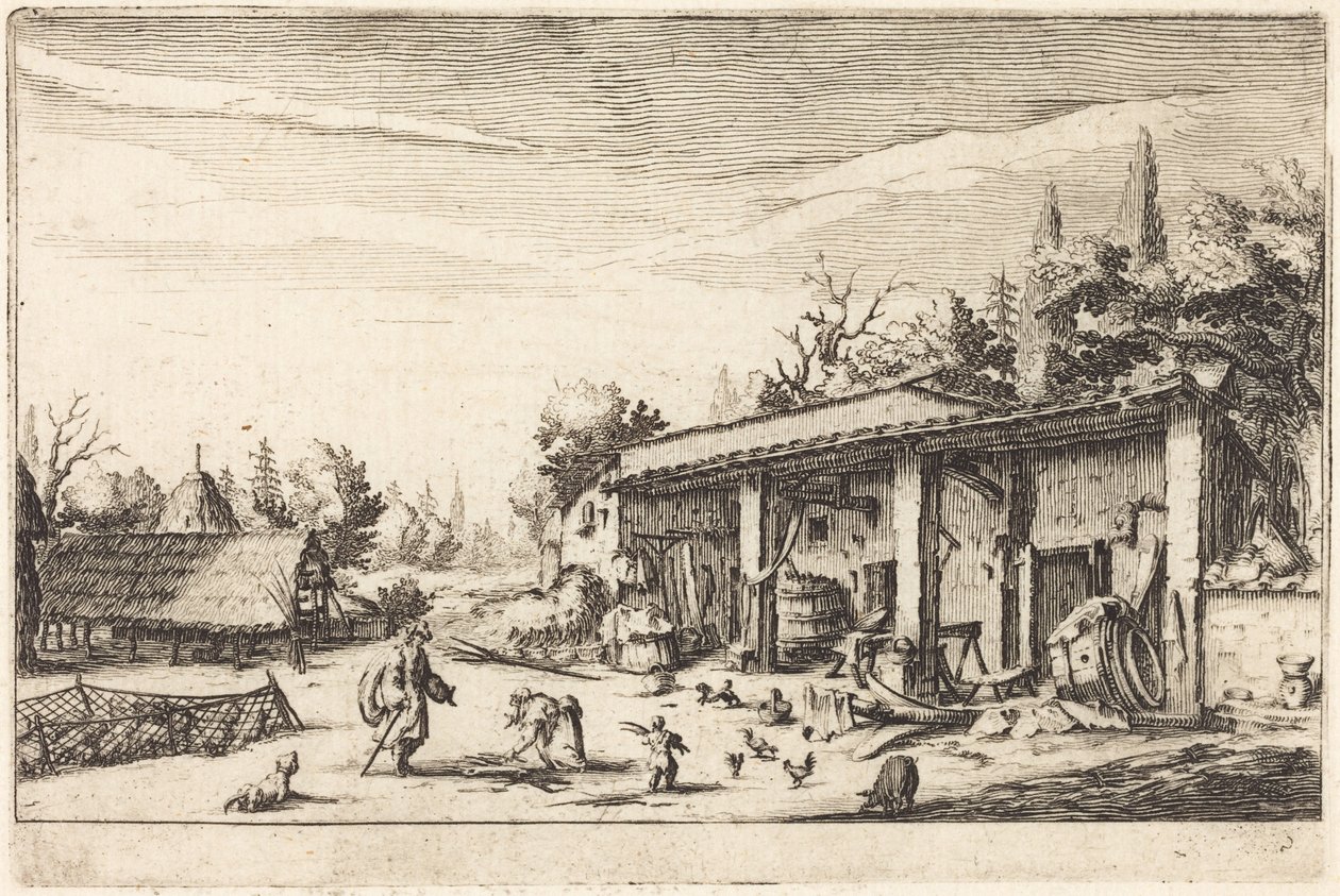 Malý statek od Jacques Callot