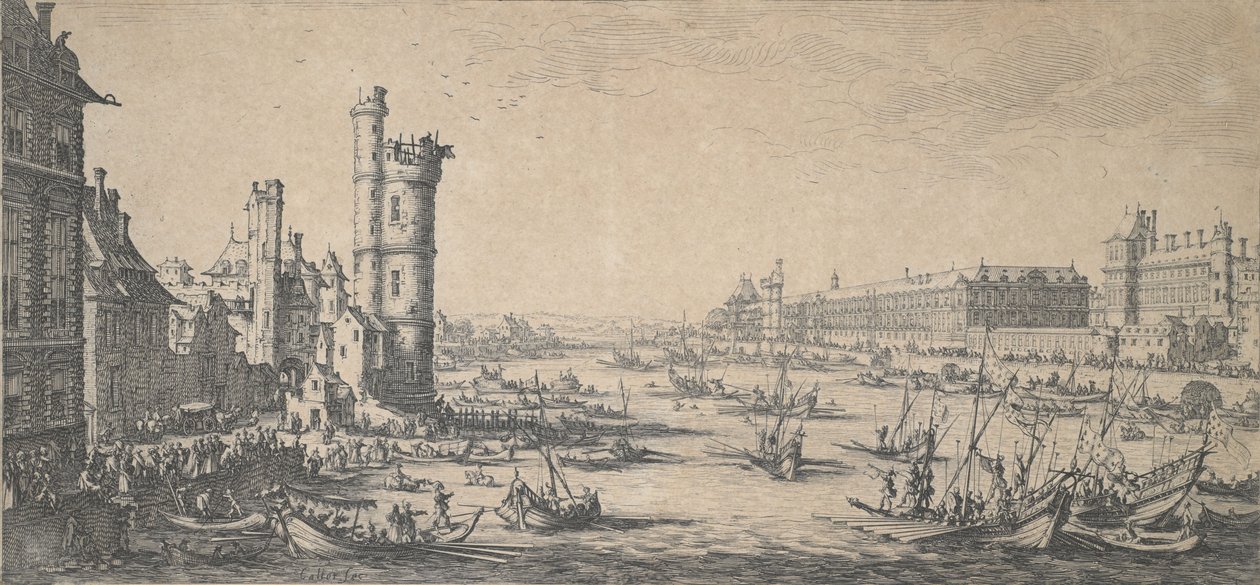 Louvre od Jacques Callot