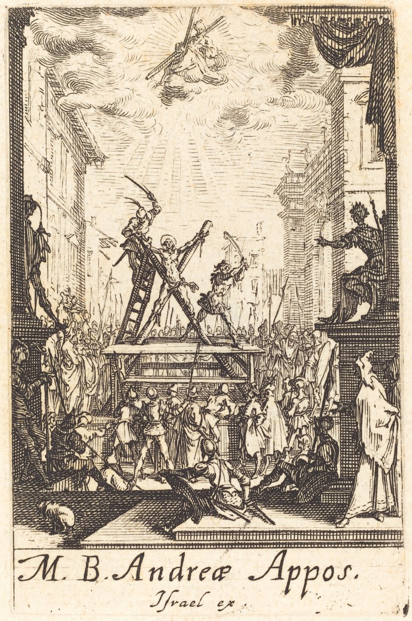 Umučení svatého Ondřeje od Jacques Callot