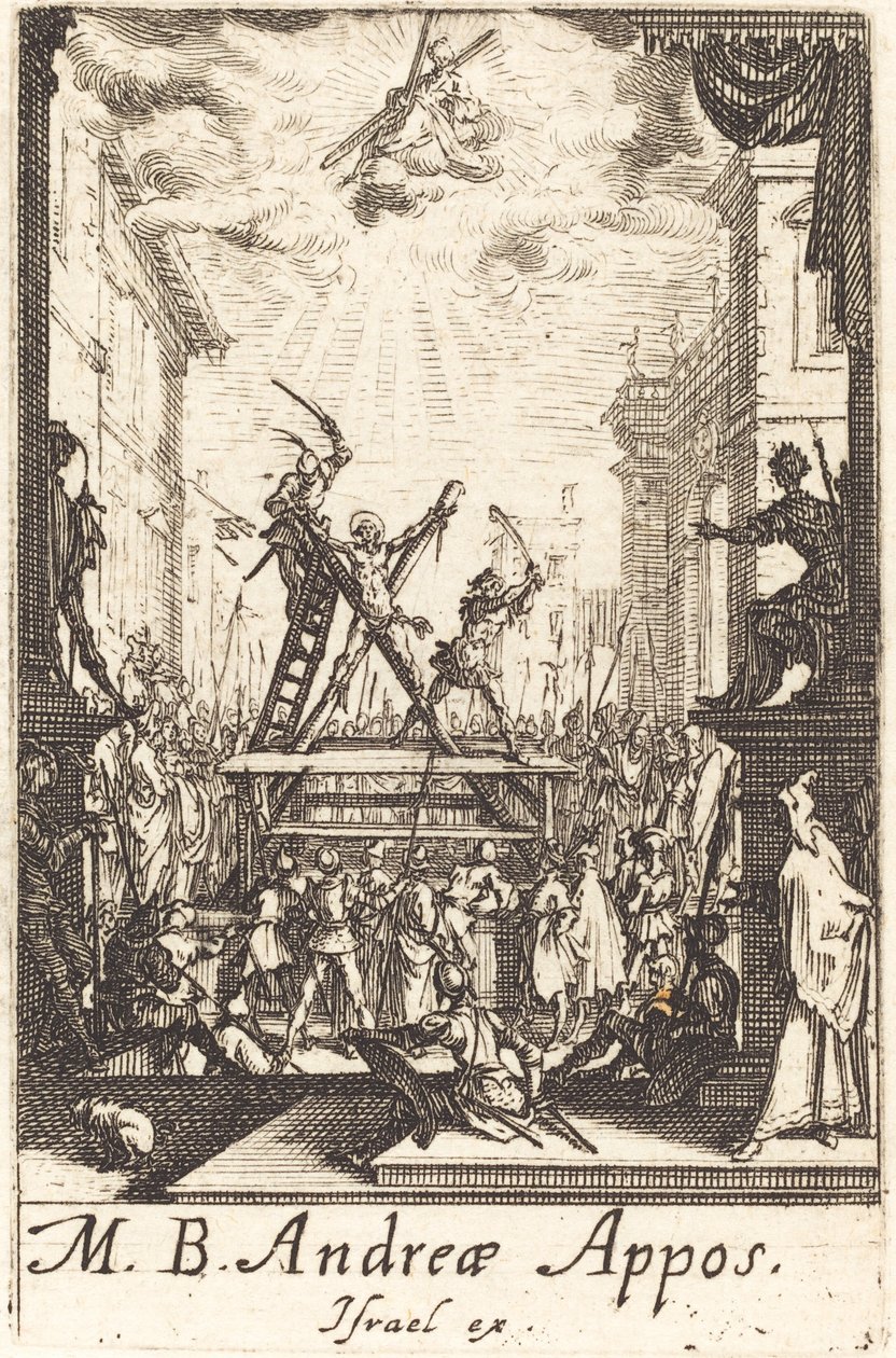 Umučení svatého Ondřeje od Jacques Callot