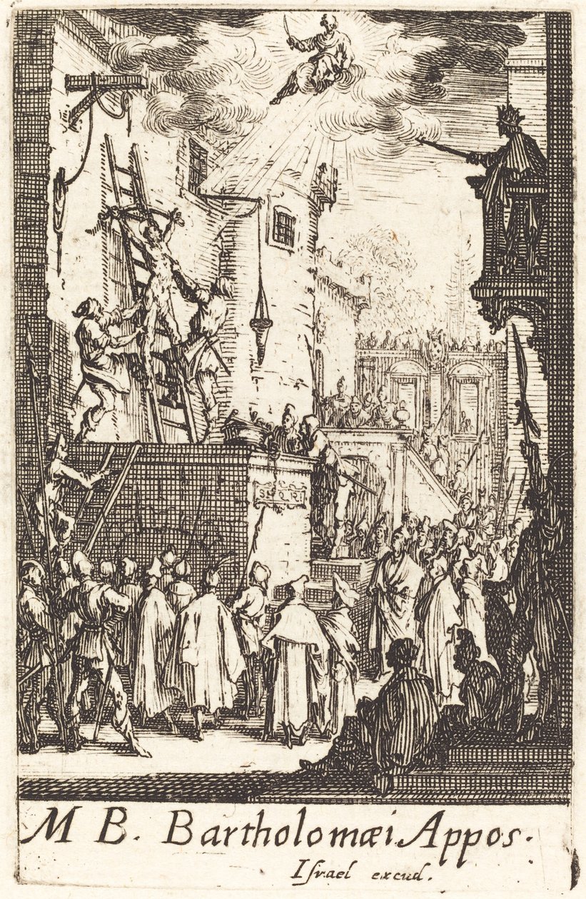 Umučení svatého Bartoloměje, c. 16341635. od Jacques Callot