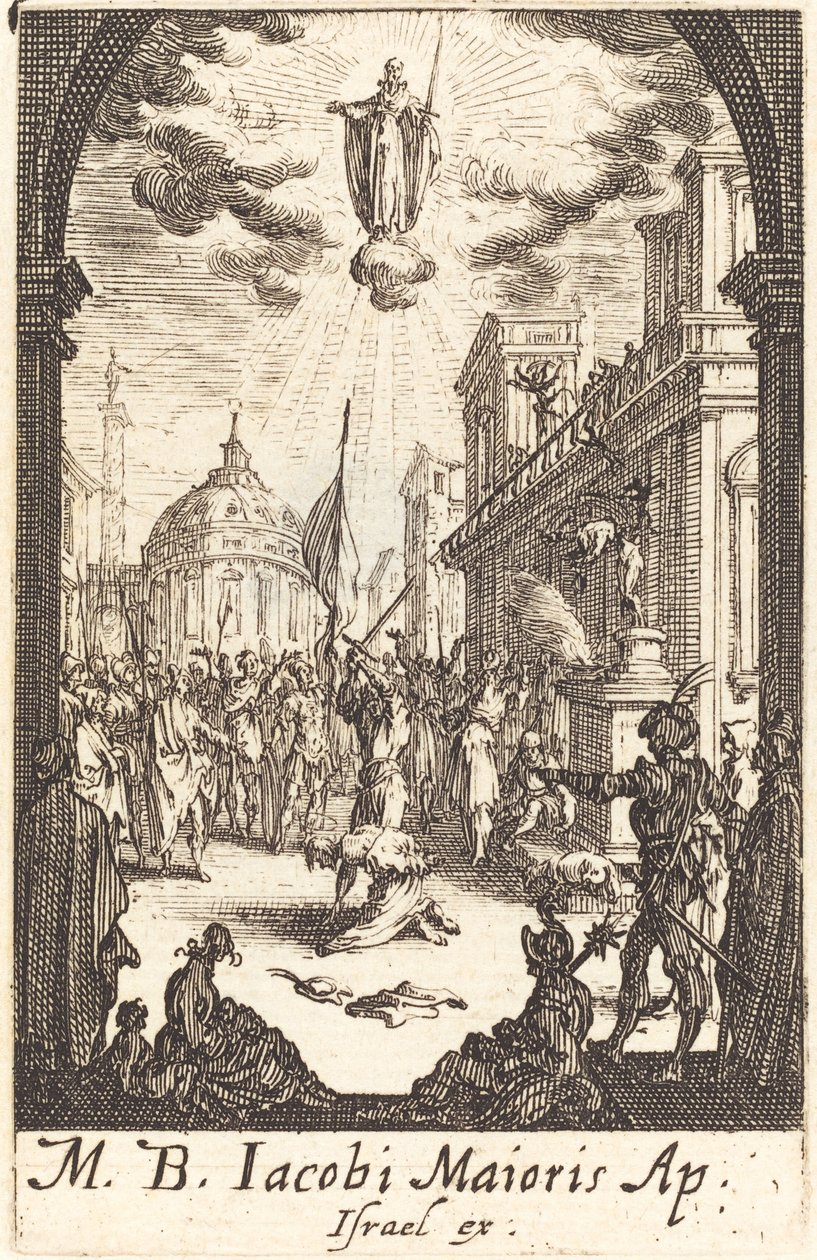 Umučení svatého Jakuba Majora, c. 16341635. od Jacques Callot