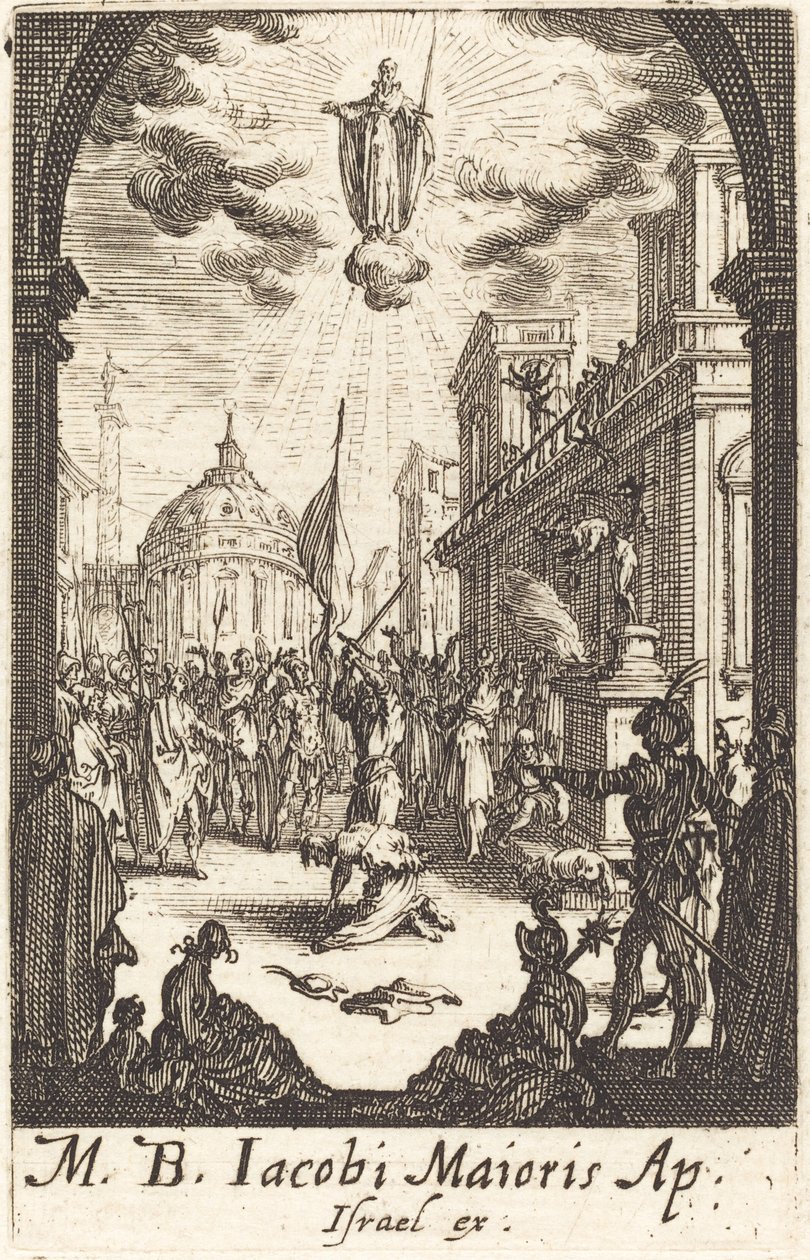 Umučení svatého Jakuba Majora, c. 16341635. od Jacques Callot