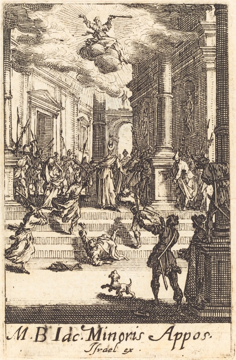 Umučení svatého Jakuba Minorého od Jacques Callot