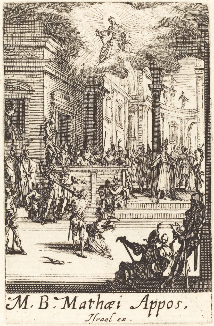 Umučení svatého Matouše od Jacques Callot
