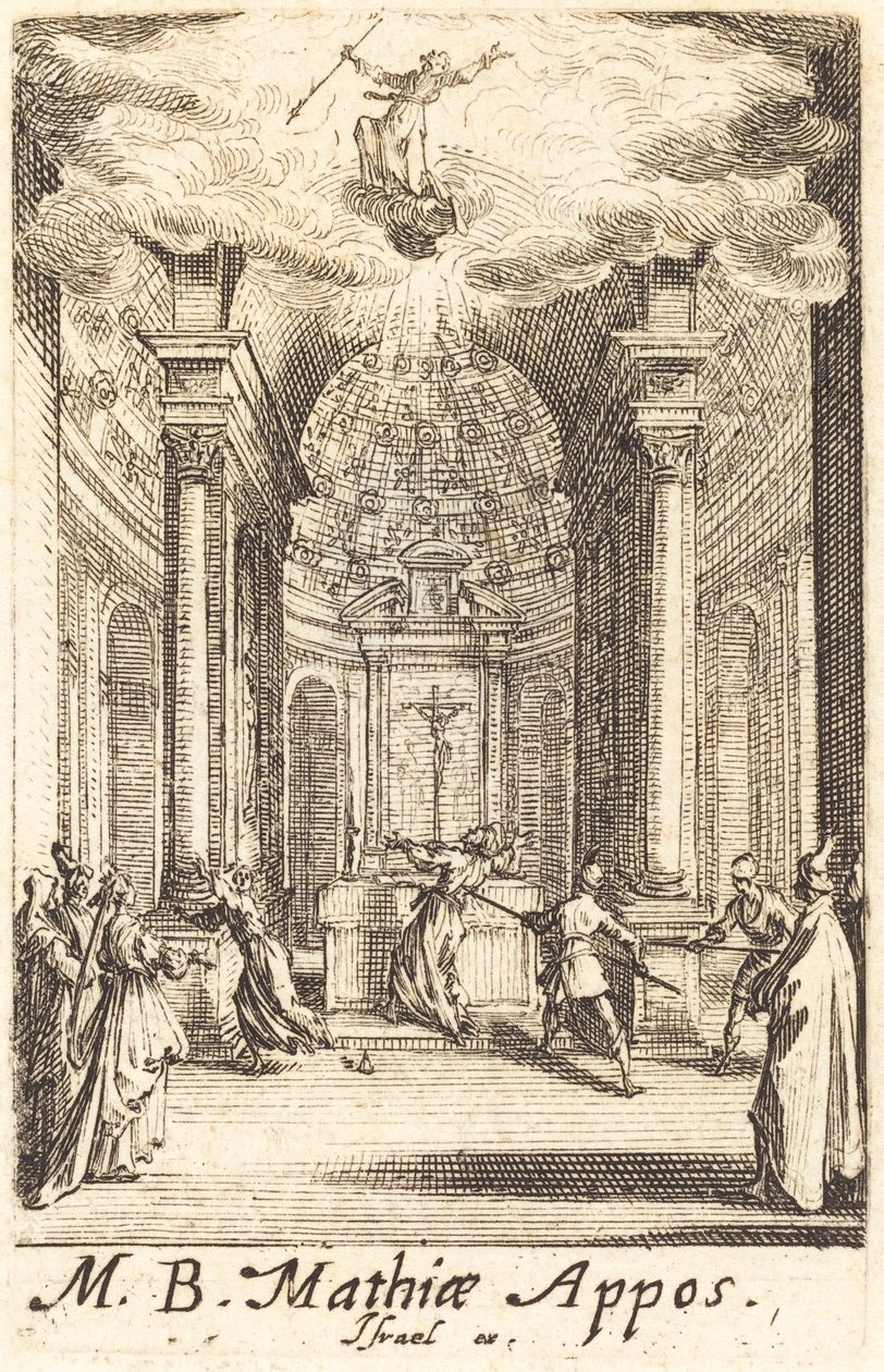Umučení svatého Matyáše, c. 16341635. od Jacques Callot