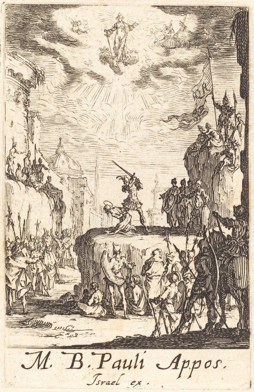 Umučení svatého Pavla od Jacques Callot