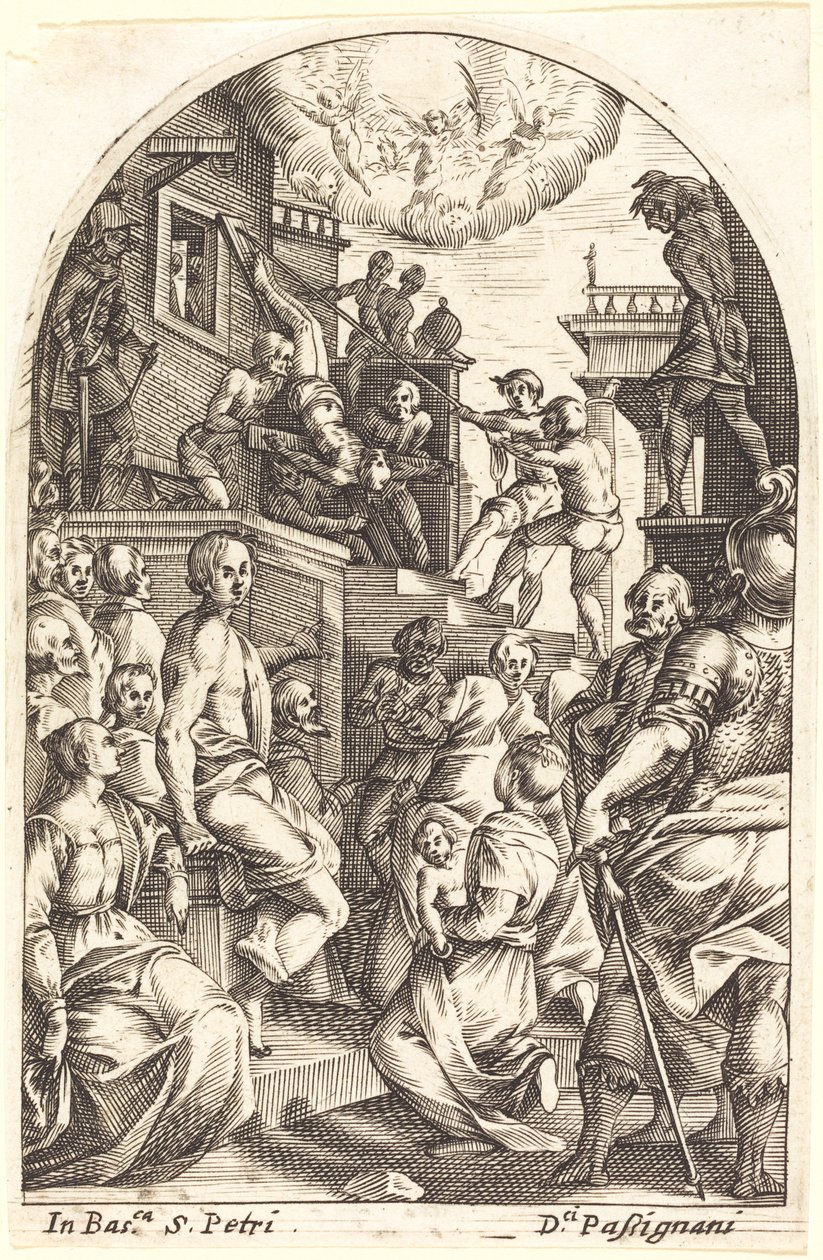 Umučení svatého Petra od Jacques Callot