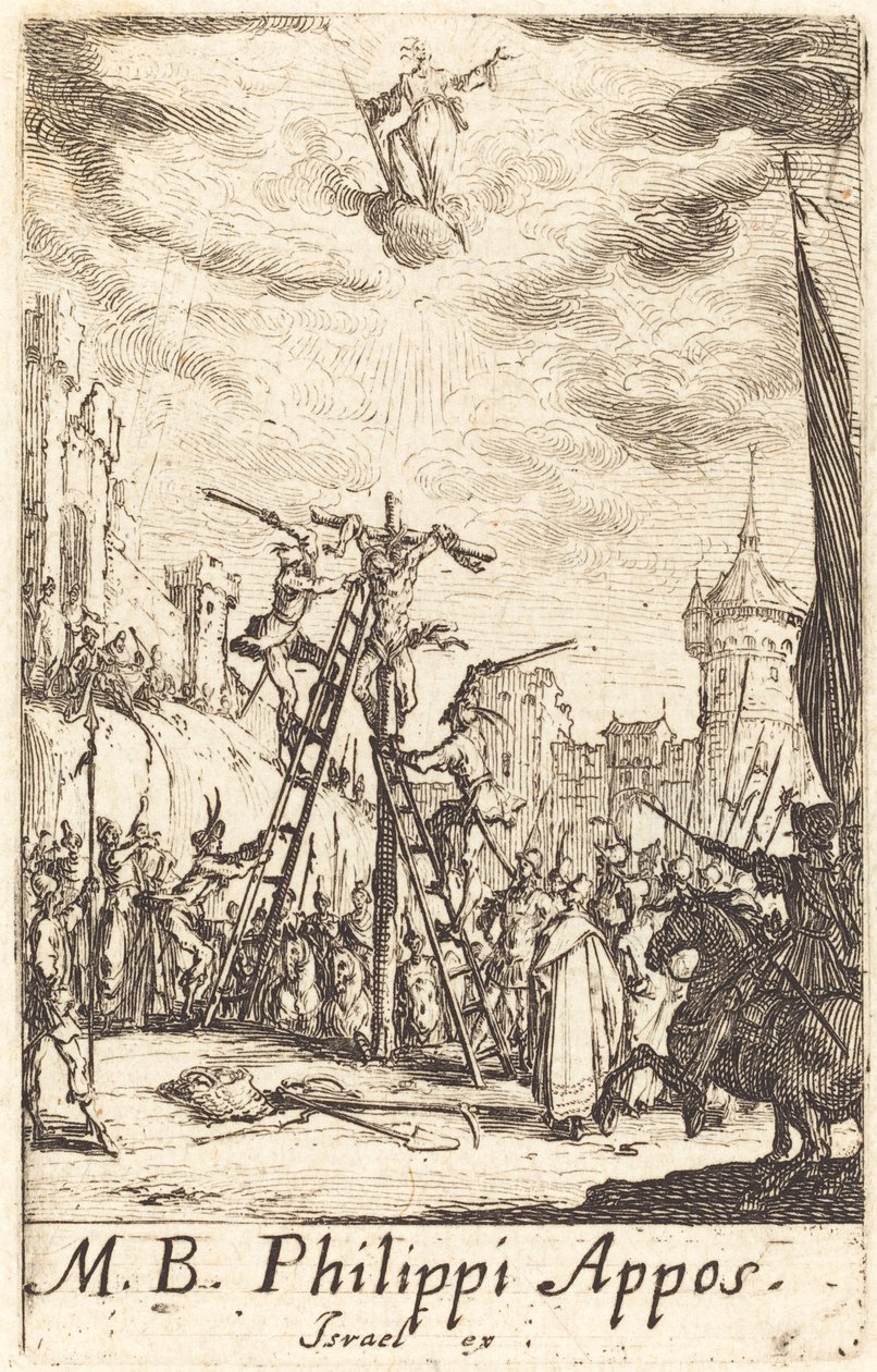 Umučení svatého Filipa od Jacques Callot