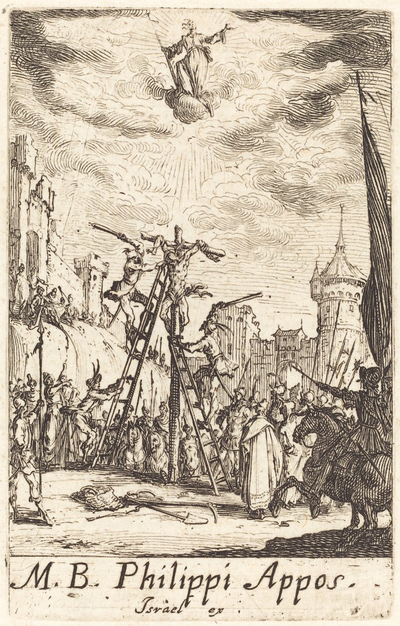 Umučení svatého Filipa od Jacques Callot