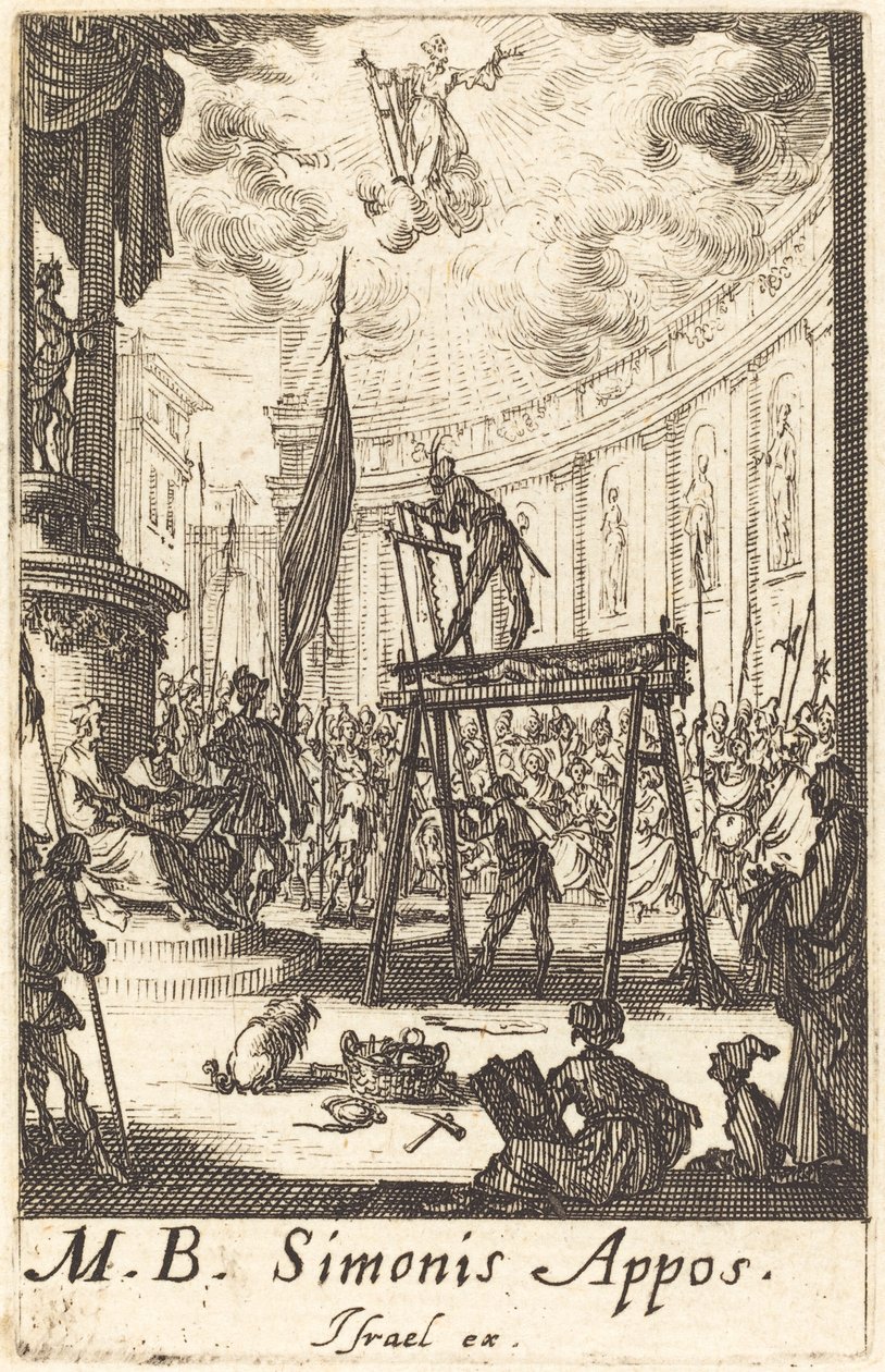 Umučení svatého Šimona, c. 16341635. od Jacques Callot