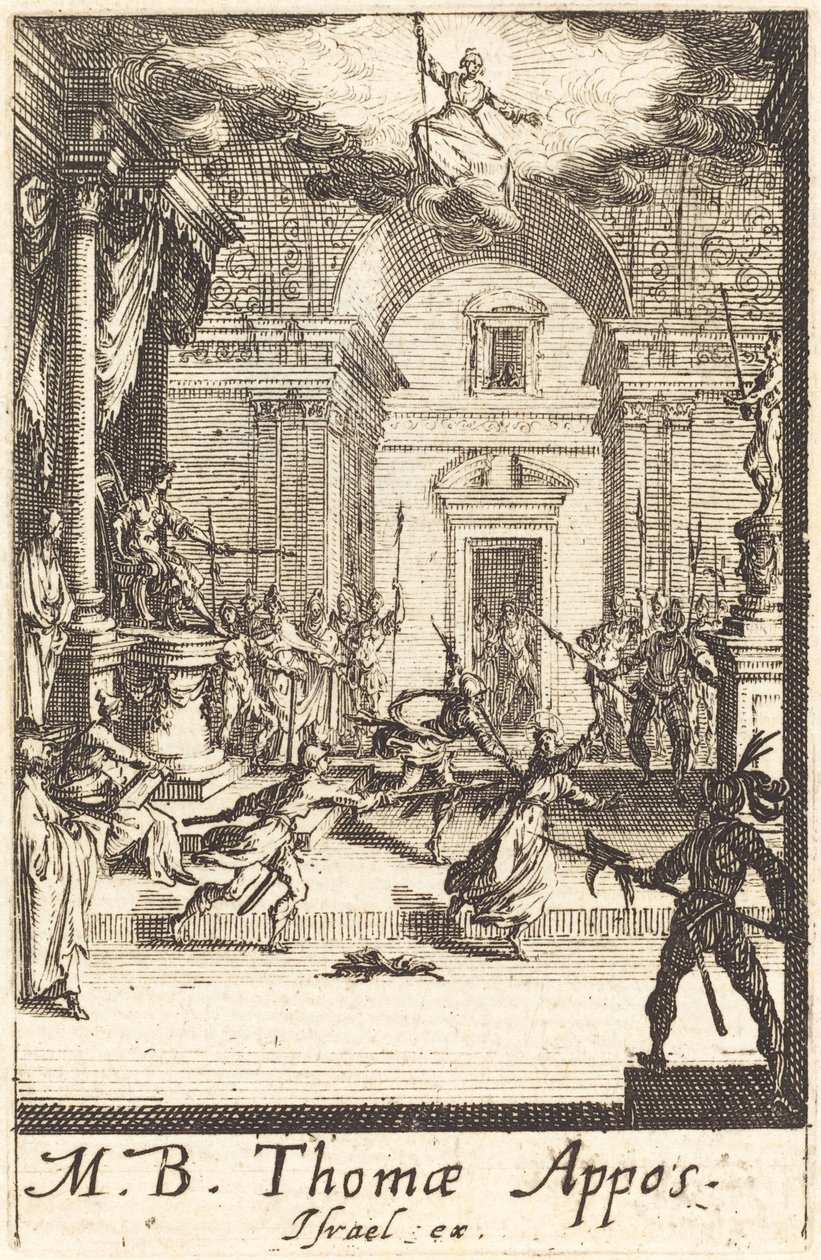 Umučení svatého Tomáše od Jacques Callot