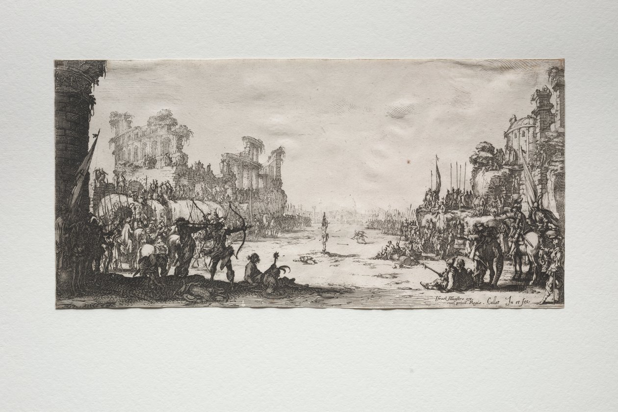 Umučení svatého Šebestiána od Jacques Callot