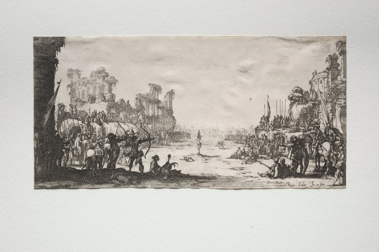 Umučení svatého Šebestiána. od Jacques Callot