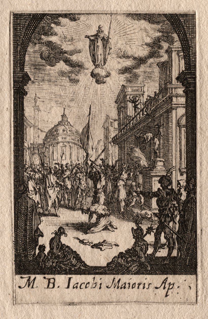 Umučení apoštolů: Svatý Jakub Větší od Jacques Callot