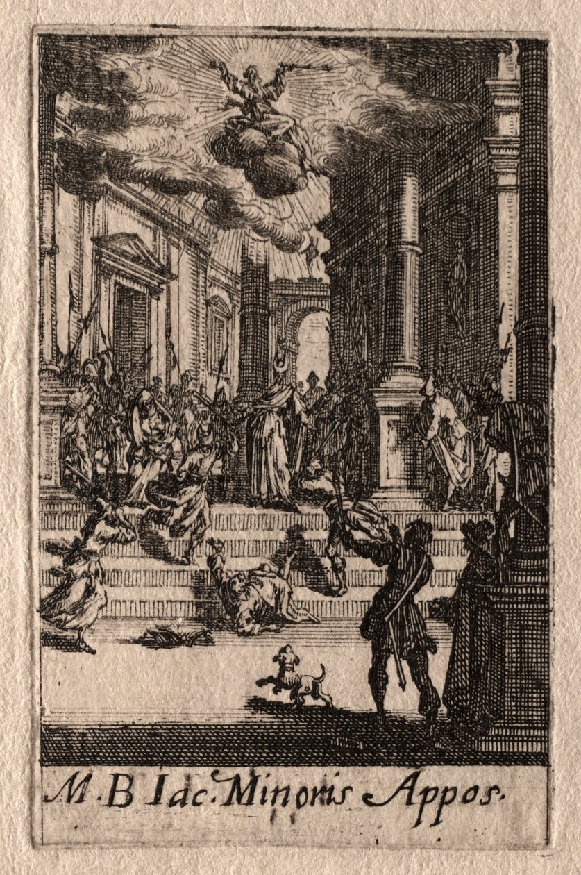 Umučení apoštolů: Svatý Jakub Menší od Jacques Callot