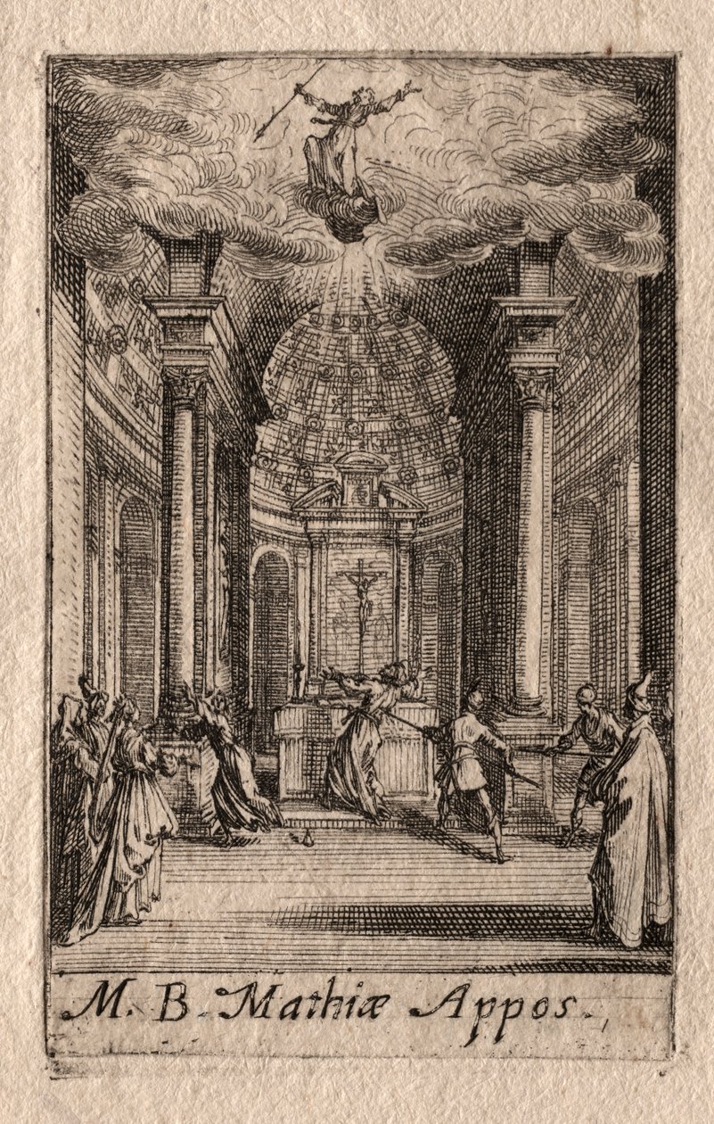 Umučení apoštolů: Sv. Matyáš od Jacques Callot