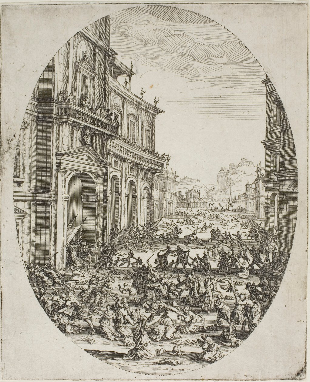 Masakr nevinných (druhá deska) od Jacques Callot