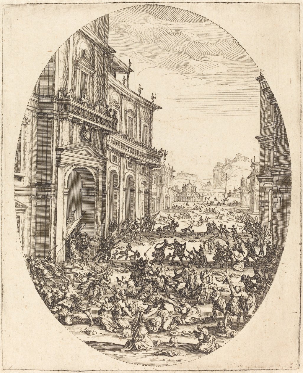 Masakr neviňátek od Jacques Callot