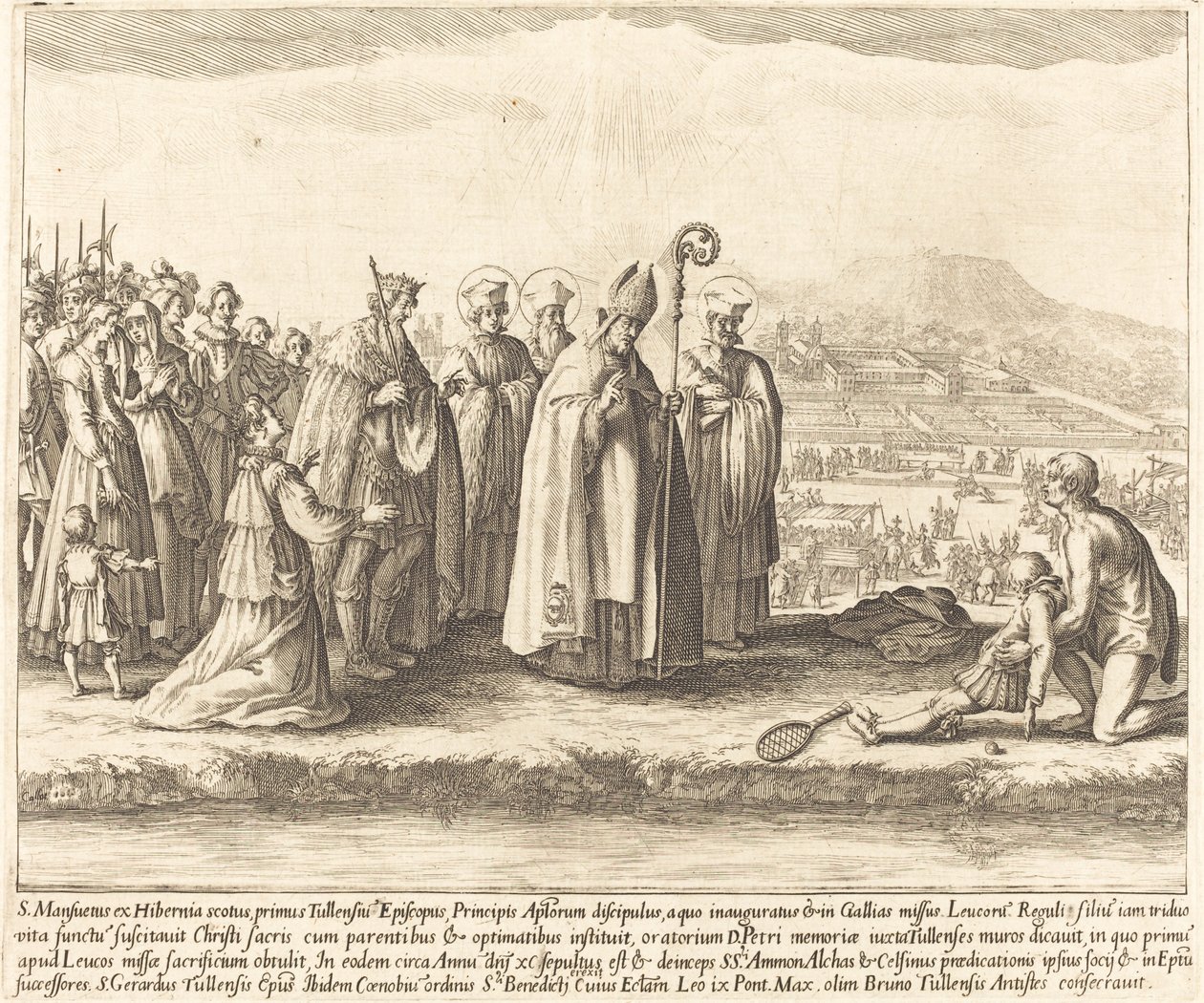 Zázrak Saint Mansuy od Jacques Callot