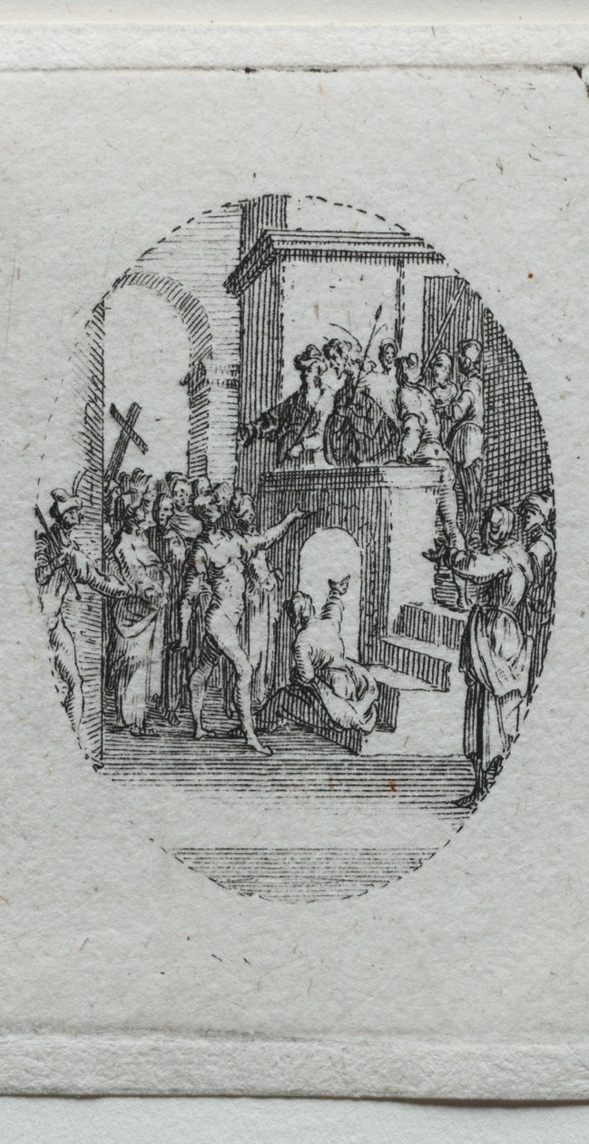 Tajemství umučení: Kristus představený lidu od Jacques Callot