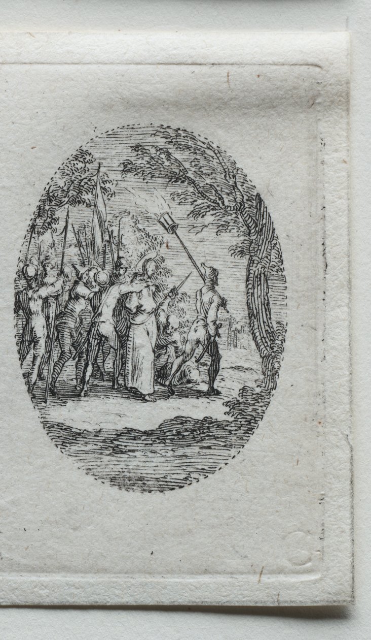 Tajemství umučení: Kristus zajatý od Jacques Callot