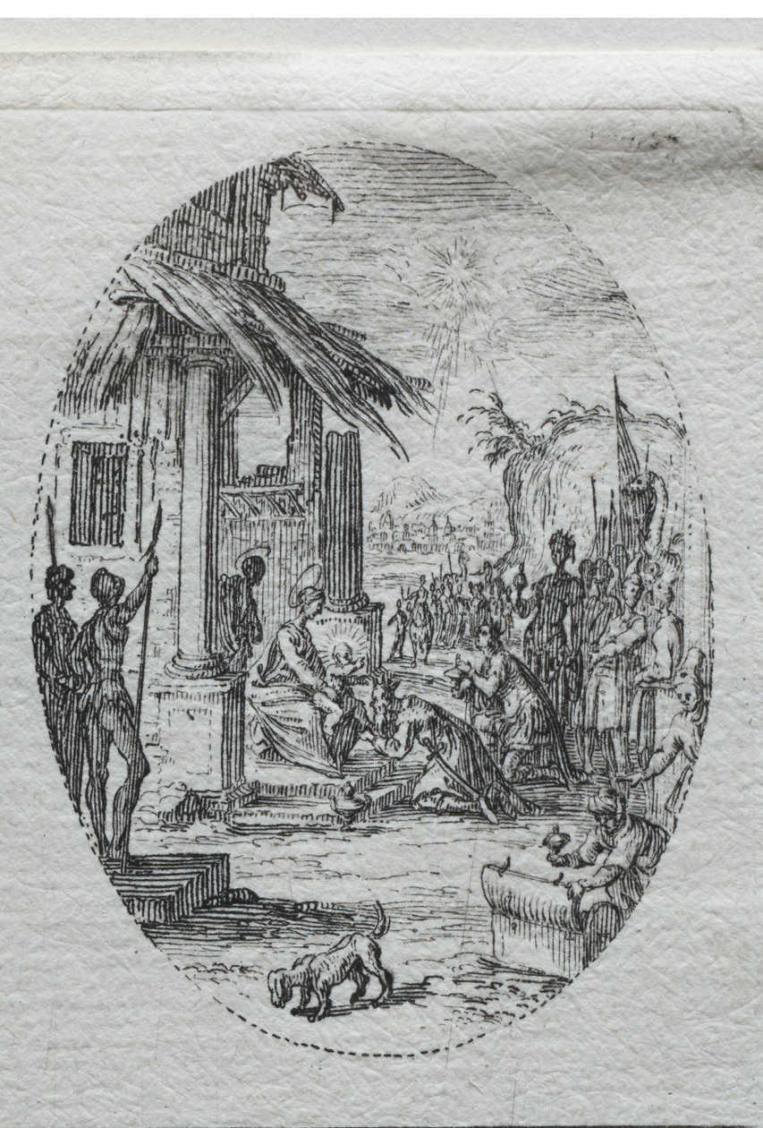 Záhady vášně: Klanění králů. od Jacques Callot