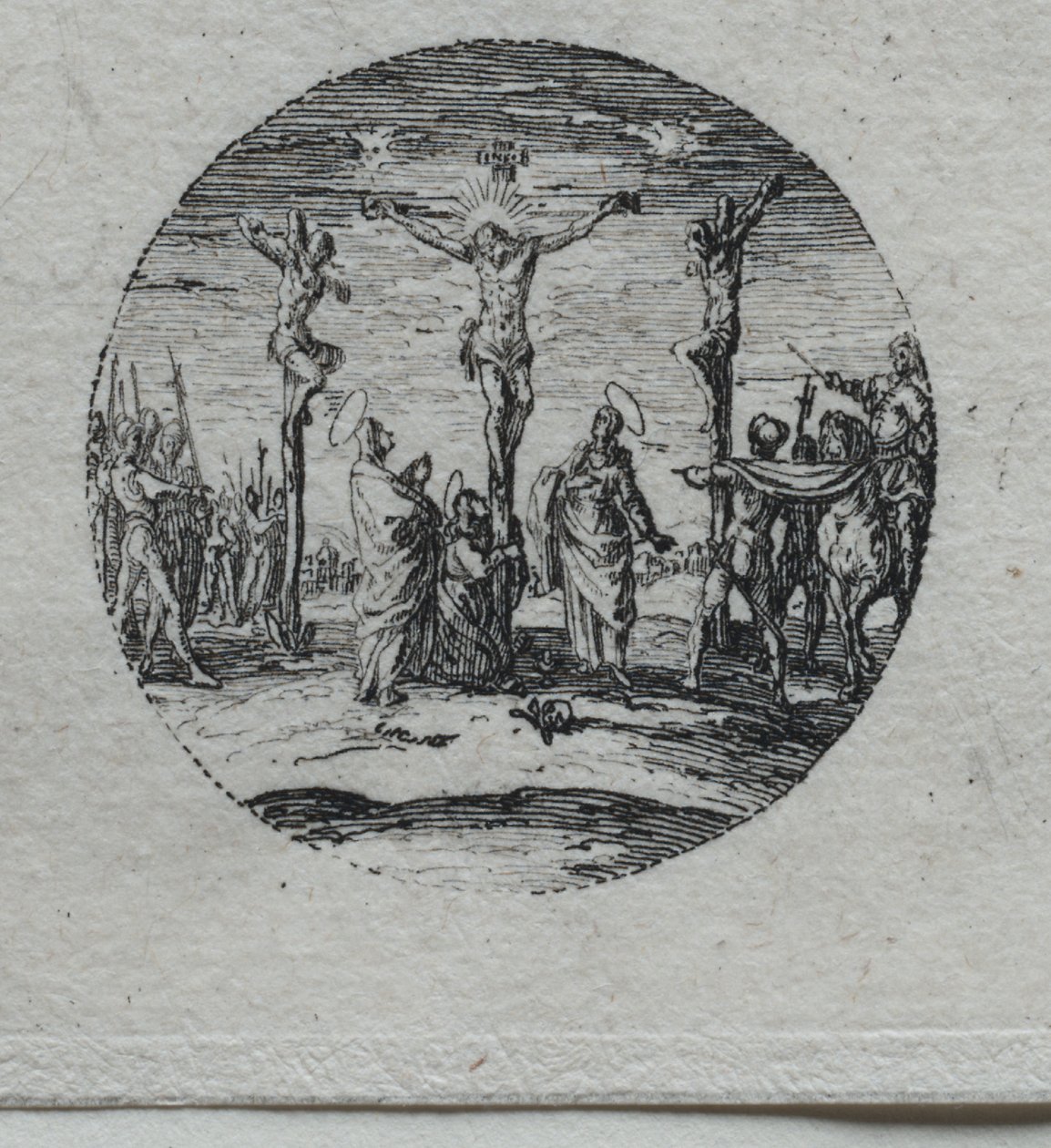 Umučení: Sestup z kříže od Jacques Callot