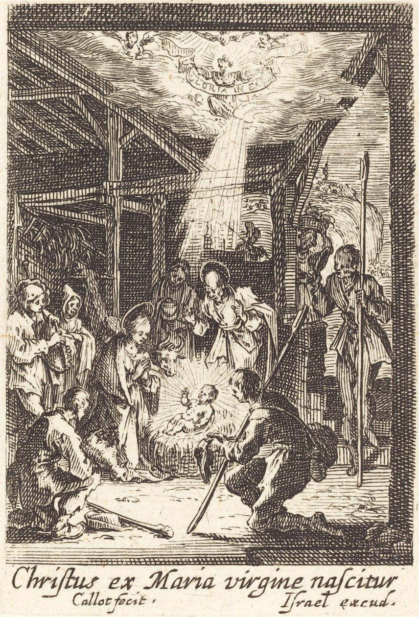 Narození Páně od Jacques Callot