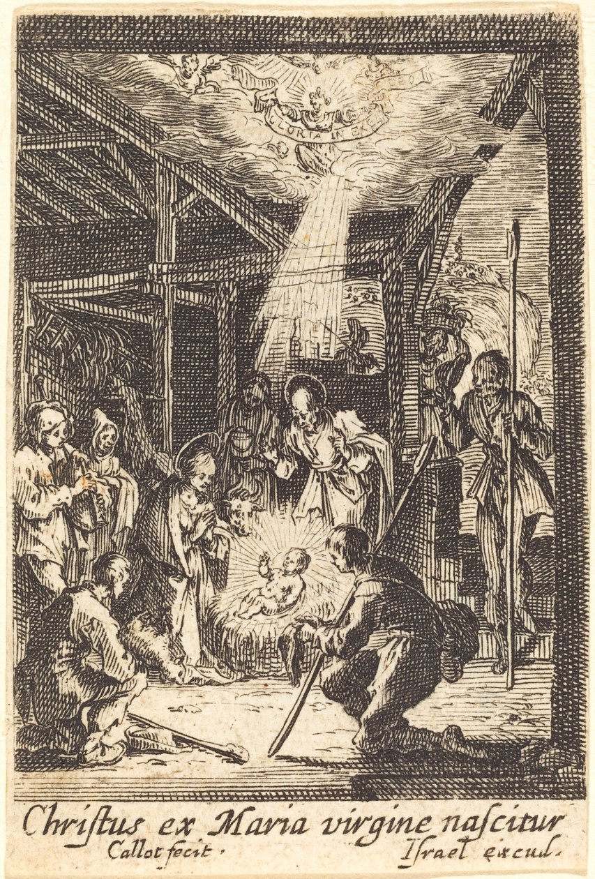 Narození Páně od Jacques Callot