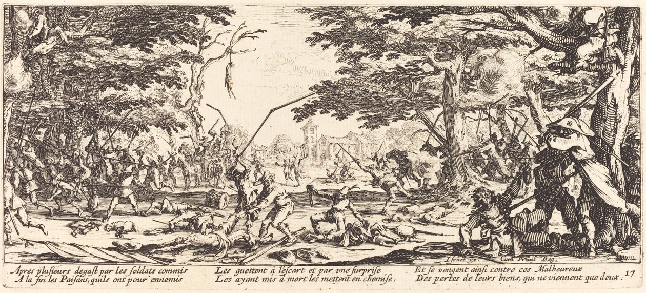 Rolníci se pomstí od Jacques Callot