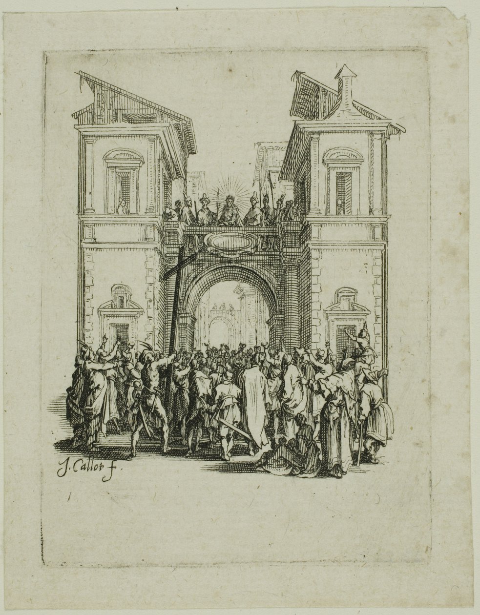 Představení lidu, z knihy Malá vášeň od Jacques Callot