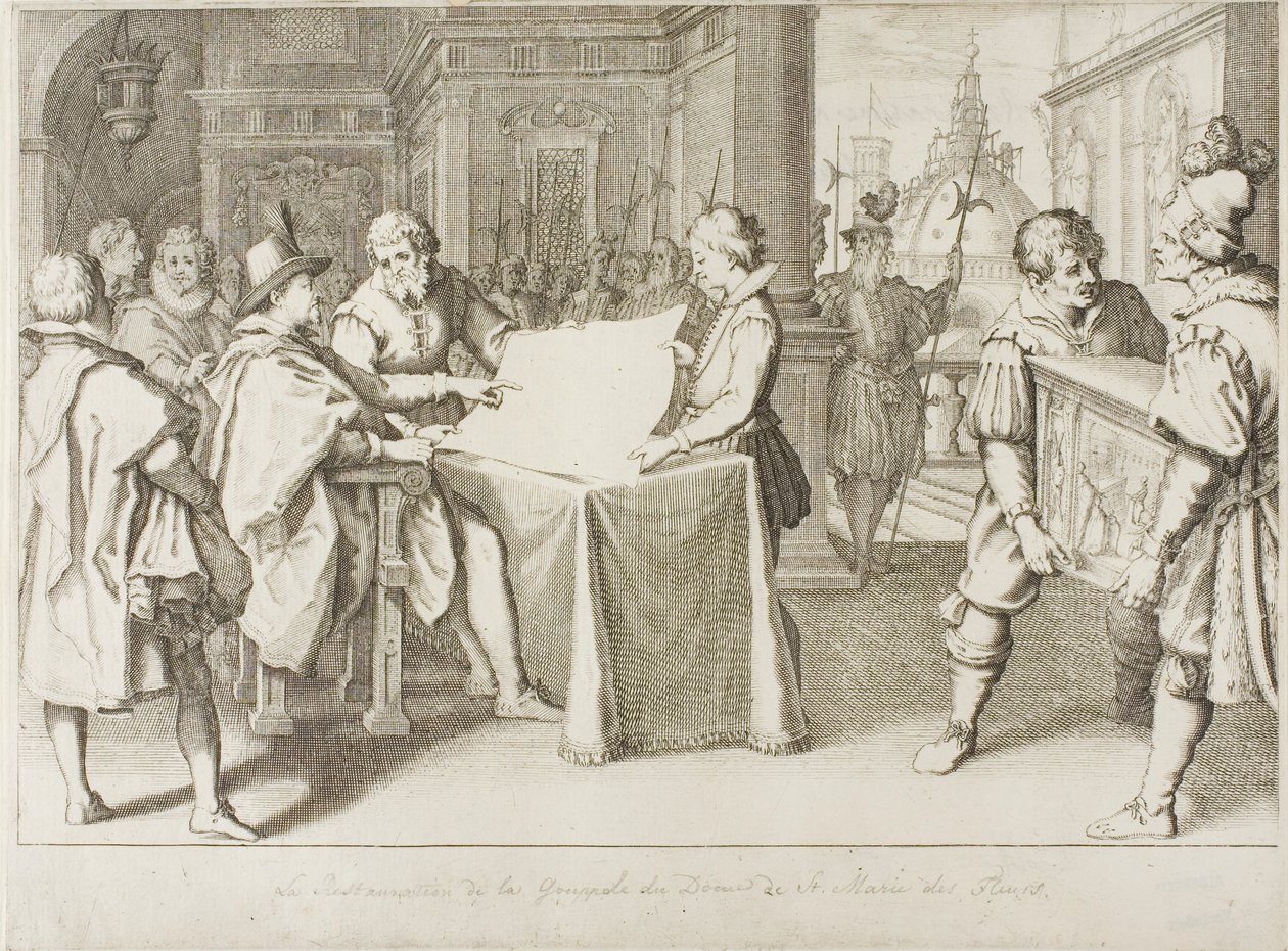Obnova dómu Florencie od Jacques Callot