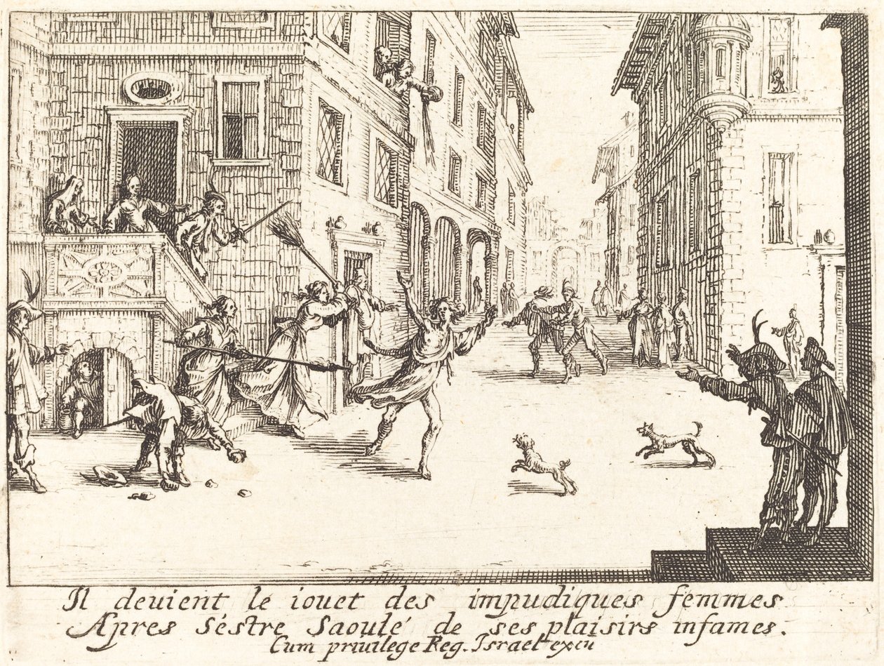 Zřícenina od Jacques Callot