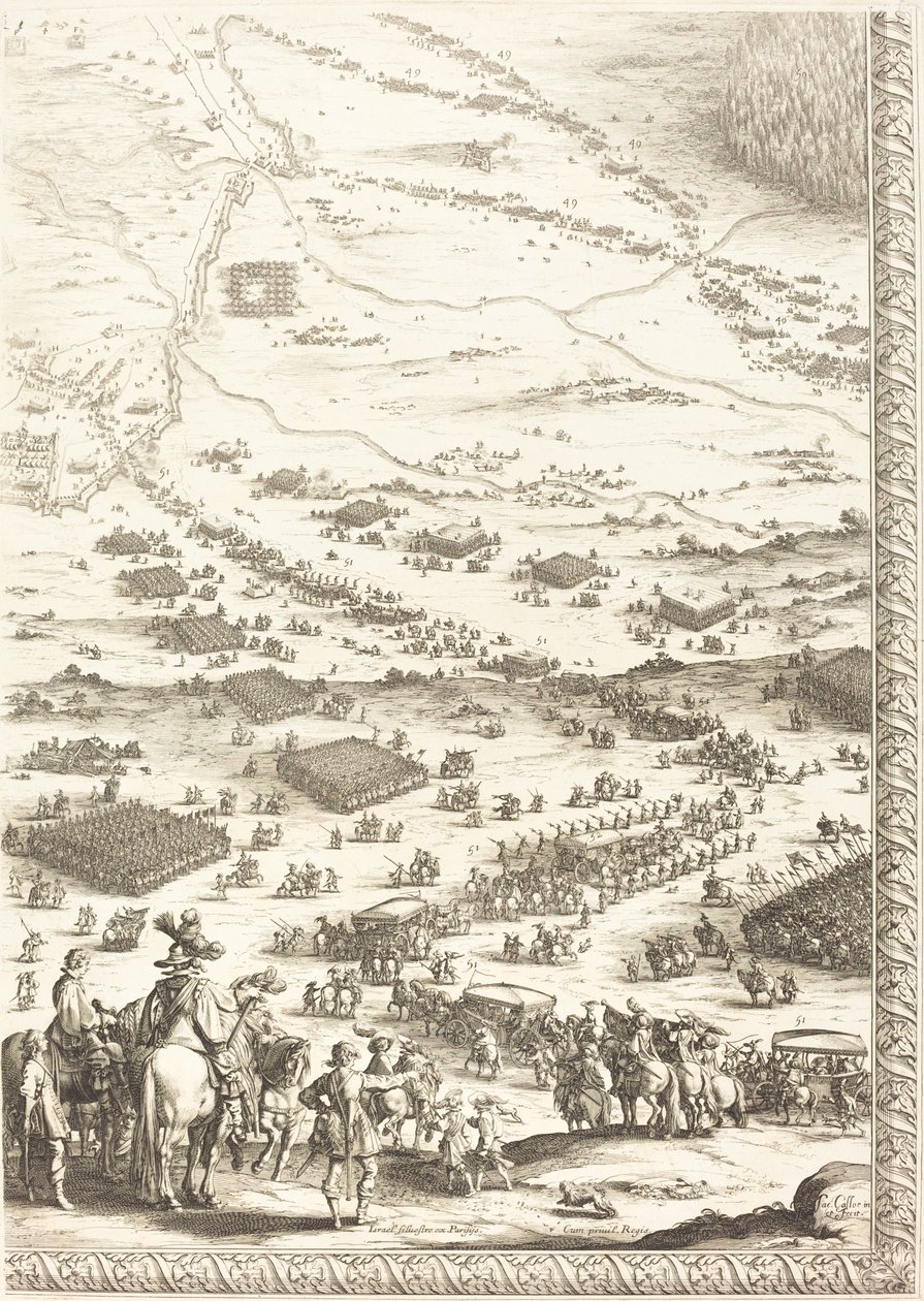 Obléhání Bredy [deska 6 z 6] od Jacques Callot