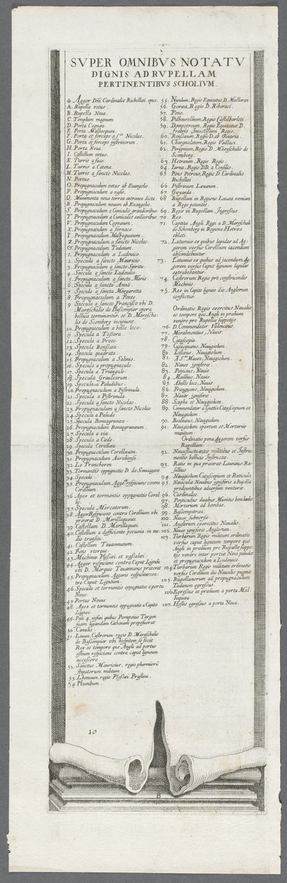 Obléhání La Rochelle: deska 13 od Jacques Callot