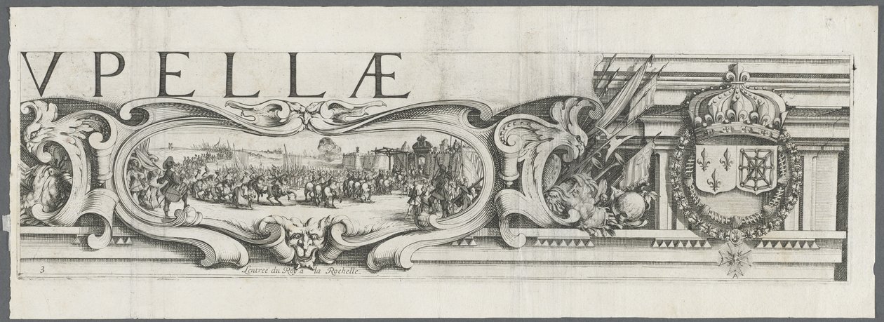 Obléhání La Rochelle: Tabulka 3 od Jacques Callot