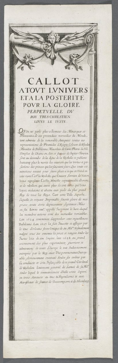 Obléhání La Rochelle: deska 4 od Jacques Callot