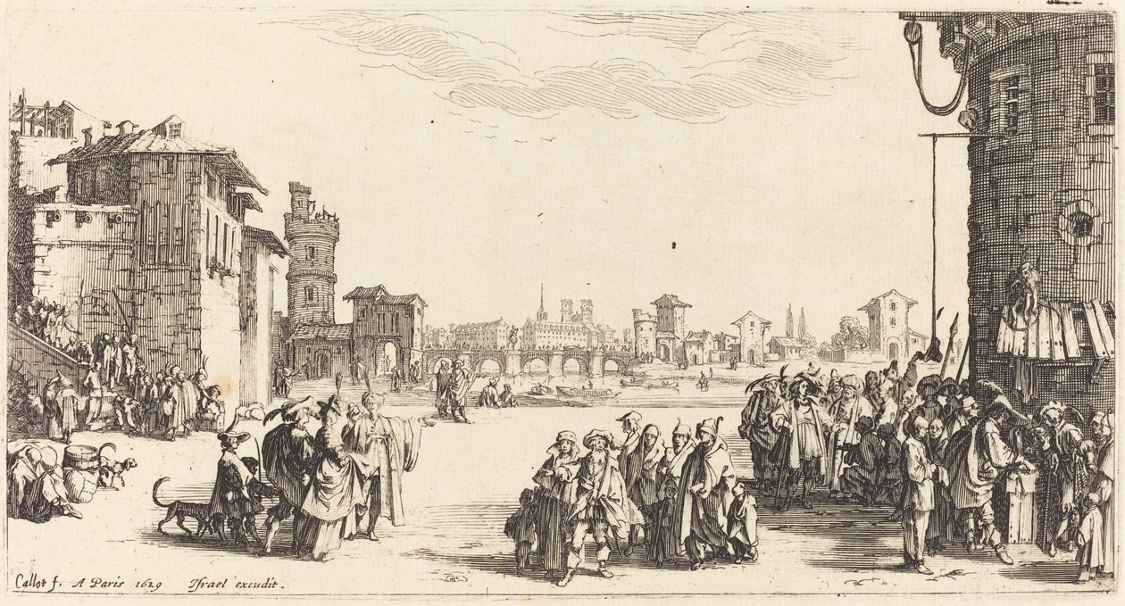Trh s otroky od Jacques Callot