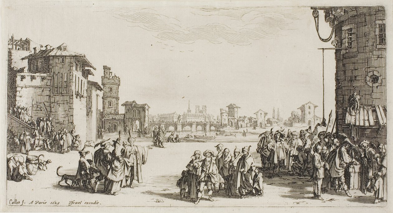 Trh s otroky od Jacques Callot