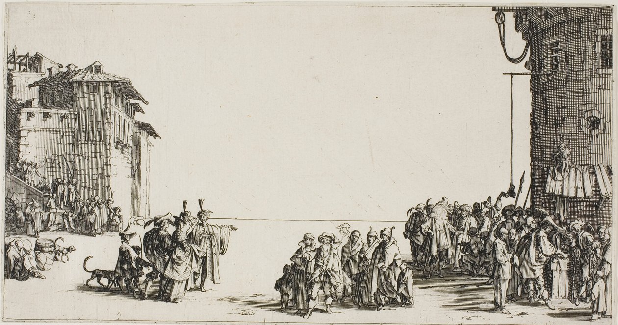 Trh s otroky od Jacques Callot